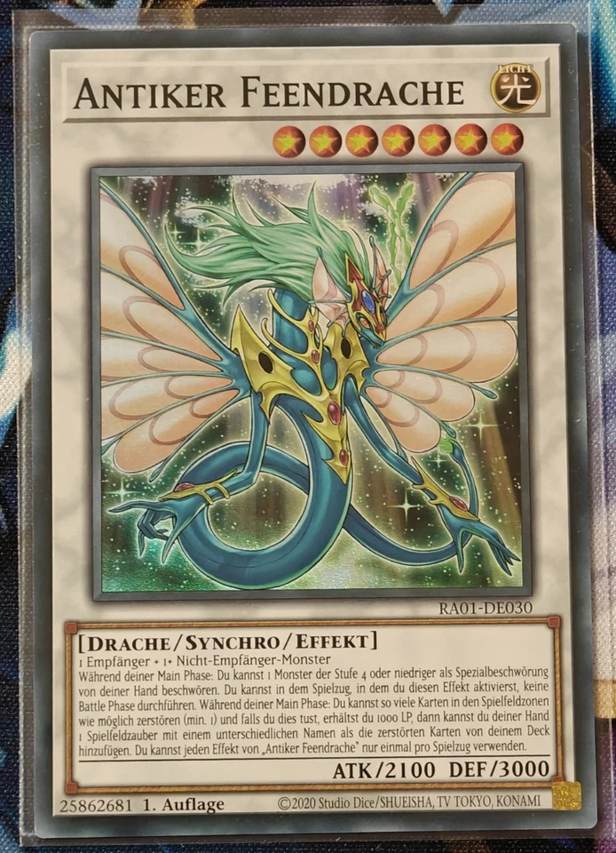 Yu-Gi-Oh Antiker Feendrache - RA01-DE030 - Super Rare - NM - 1. Auflage - Bild 1 von 1