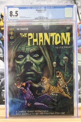 El Fantasma #12 ~ 6/1965 ~ CGC Grado 8.5, Páginas Blancas a Blancas ~ Llave Dorada ~ Foto 1 de 4