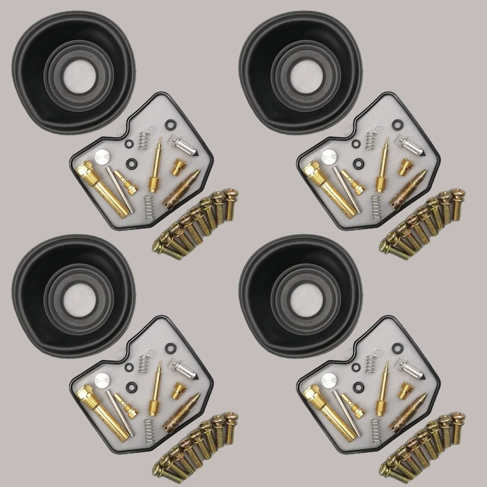 Kit de reparación de carburador diafragma apto para Kawasaki Zephyr ZR550-B1 90-93 juego de cuatro Foto 1 de 1