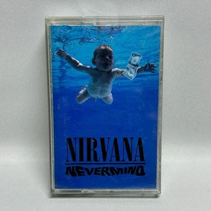 Vintage Nirvana Nevermind Audio Cassette Tape Album 1991 David Geffen Company - Picture 1 of 14