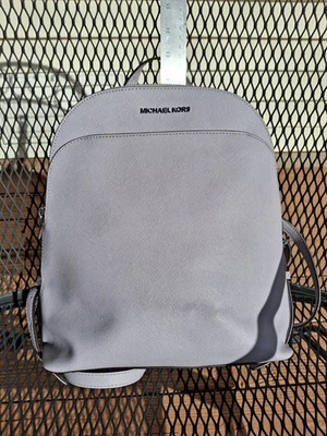 Michael Kors Mochila de Cuero Lavanda Grande Cartera Tech Friendly Incluida Foto 1 de 4