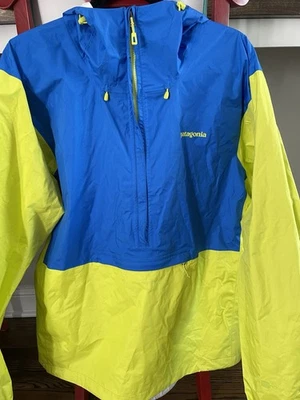 Retro Patagonia Torrentshell Pullover Chaqueta de Lluvia con Capucha Estilo Anorak Para Hombre XXL Foto 1 de 4