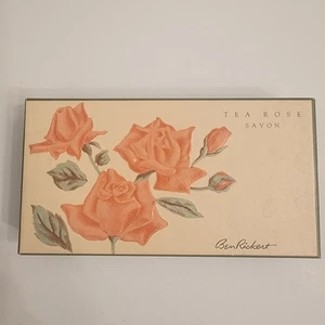 Ben Rickert Stabseife Tee Rose Savon Set 3 Vintage - Bild 1 von 7