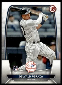 Oswald Peraza 2023 Bowman #70 RC New York Yankees - Picture 1 of 2