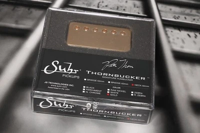 SUHR Thornbucker PAF Cuello Ritmo Humbucker Pastilla DORADO 50mm - Pete Thorn Foto 1 de 3