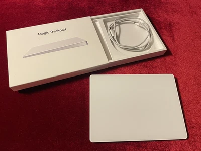 Apple Magic Trackpad 2  White Multi-Touch  Lightning Port A1535  EXCELLENT ! - Image 1 of 2
