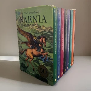 The Chronicles of Narnia 7-Book Paperback Collector’s Set by C.S. Lewis  - Picture 1 of 7