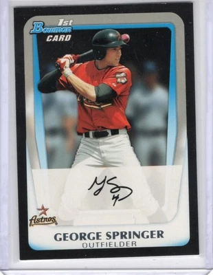 Bowman Draft Picks & Prospects 2011 #BDPP81 George Springer Blue Jays Foto 1 de 2