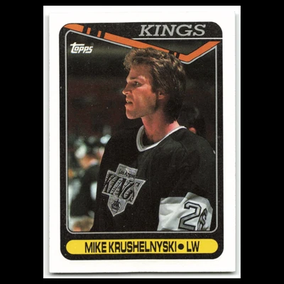 Mike Krushelnyski #167 1990 Topps Los Angeles Kings Hockey Card NHL NM - Image 1 of 3
