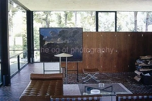 ARQUITECTURA ENCONTRADA 35mm CASA DE CRISTAL DESLIZANTE ARQUITECTO PHILIP JOHNSON 58 LA 85 Q - Imagen 1 de 1