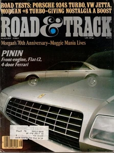 ROAD & TRACK~ Aug 1980- Porsche 924S, Morgan +8, Pinin Ferrari, VW Jetta & Rabbi - Picture 1 of 2