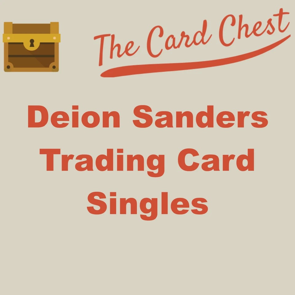 Deion Sanders Trading Card Singles!! - Image 1 of 1
