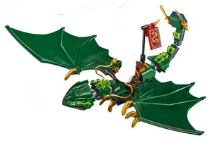 LEGO NINJAGO Lloyd’s Green Forest Dragon Building Parts Only 71829 No Minifigure - Picture 1 of 1