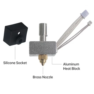 (Heater Block Kit)Upgraded Hotend Extruder Heater Block Kit Compatible TDW - Afbeelding 1 van 6