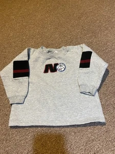 Felpa Nike Patch grigia bambino taglia 4 vintage anni 2000 - Foto 1 di 10
