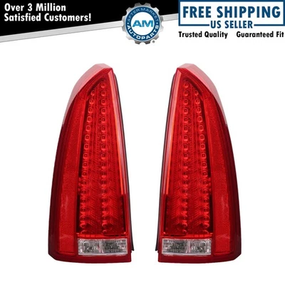 Rear Tail Lights Set Fits 2006-2011 Cadillac DTS GM2818181 GM2819181 - Image 1 of 4