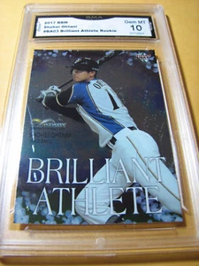 Shohei Otani Ohtani Angels 2017 BBM brillante atleta novato radiocontrol # BA03 grado 10 - Imagen 1 de 2