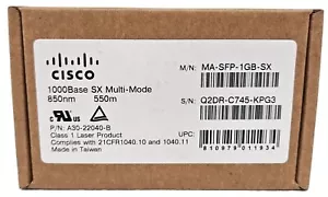 Modulo ricetrasmettitore Cisco Meraki MA-SFP-1GB-SX - Foto 1 di 6