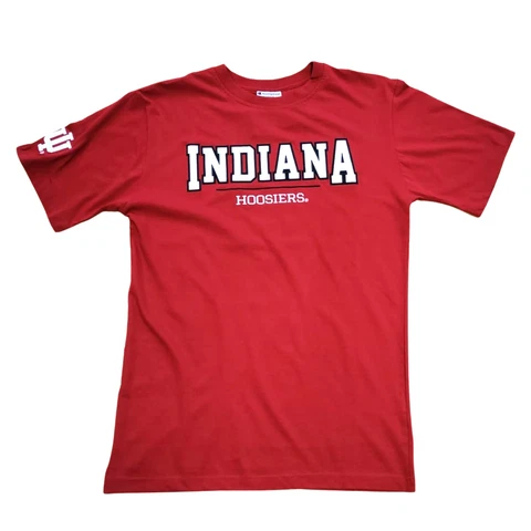 NCAA IU Indiana University Hoosiers Mens Short-Sleeves Crew Neck Tee Cover