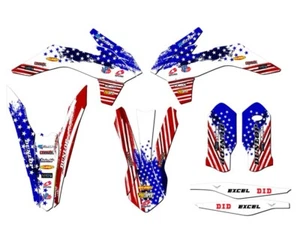2016 250 ONLY (EARLY MODEL) SX MERICA Usa Senge Graphics Kit Compatible with KTM - Picture 1 of 10
