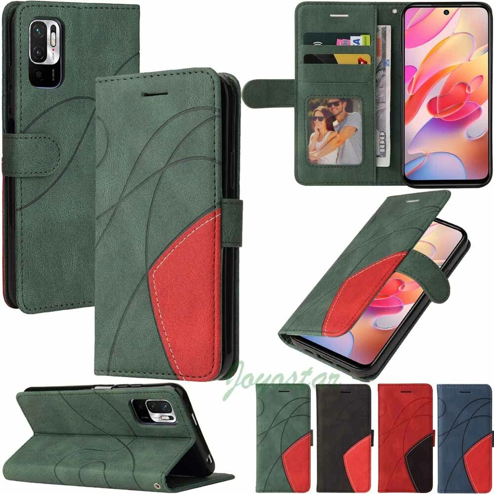For Xiaomi Redmi Note 9 8 10 Pro 9s 8T Magnetic Flip Wallet Leather Case Cover - Image 1 of 4