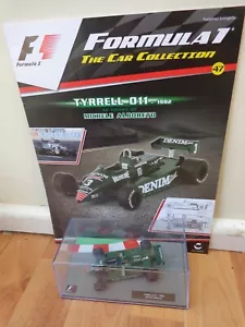 1/43 F1 FORMULA 1 CAR COLLECTION - 1982 TYRRELL 011 MICHELE ALBORETO CAR #47 - Picture 1 of 2