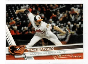 2017 TOPPS MINI ORANGE 417 DARREN O'DAY #d 10/25 BALTIMORE ORIOLES - Picture 1 of 1
