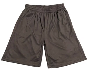 Galaxy By Harvic Athletic Gym Shorts Gray Pocketed Size Med 10-12 NWT Youth - Picture 1 of 7