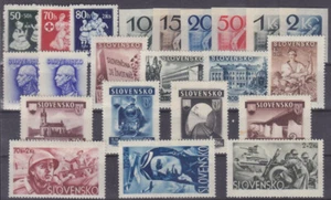 ESLOVAQUIA - JUEGO AÑO COMPLETO 1943 - OCUPACIÓN ALEMANIA NAZI Mi. 111-131 -**MNH** - Imagen 1 de 1
