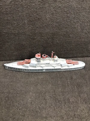 TOOTSIETOY ACORAZADO ARMAS ROJAS EE. UU. USADO Foto 1 de 4