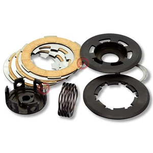 KIT 4 DISCHI FRIZIONE + MOLLA WAVE ORIGINALE POLINI PER PIAGGIO VESPA 125 2T PK - Imagen 1 de 4