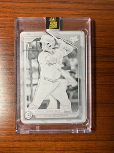David Guzman Black Printing Plate 1/1 2024 Bowman Baseball | Blue Jays 1st Bowma - Picture 1 of 2