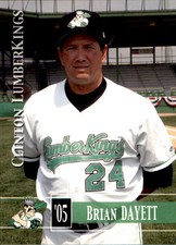 2005 Clinton LumberKings Grandstand #28 Brian Dayett Coach Baseball Card