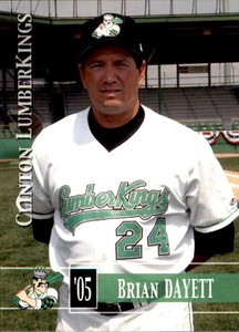 2005 Clinton LumberKings Grandstand #28 Brian Dayett Coach Baseball Card
