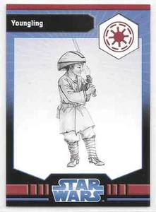 Tarjeta de estadística joven de Star Wars Miniatures 2009 solo casi como nueva - Imagen 1 de 2