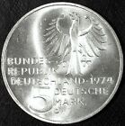 1974 "D" Silber Deutsche 5 DM ☆☆ unzirkulierte Gedenkmünze ☆☆ 508