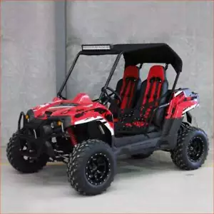 Helmetkarts - 200X CHALLENGER Utility Buggy Caged RZR Styled 200cc 4 Wheel ATV - Picture 1 of 18