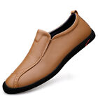 Men Loafers Leather Slip On Shoes Comfort Soft Driving Shoes Penny Shoes
