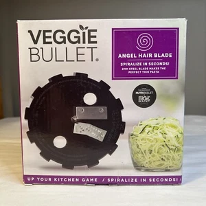 Veggie Bullet Angel Hair Blade 2mm Spiralizer Attachment - Picture 1 of 11