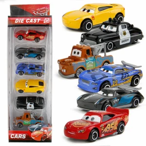 6pcs Disney Cars Lightning Mcqueen Kids Child Boy PVC Diecast Vehicles Truck Toy - Picture 1 of 13