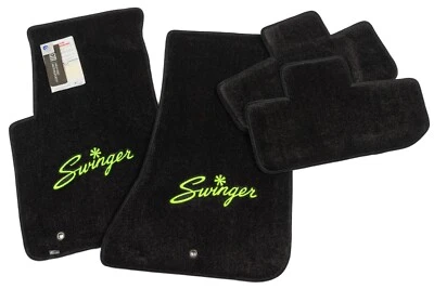 Dodge Challenger Swinger Scat Pack Floor Mats Sublime 4PC Premium 32oz UpGrade - Image 1 of 4