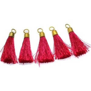 Silk Thread Tassels For Jewelry Making 20 Pcs 1 Inches - Picture 1 of 21