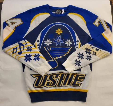 St. Louis Blues T.J. Oshie NHL Christmas sweater Size Large Cover