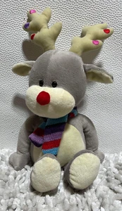 Card Factory Hugs reindeer Cuddles Collection soft toy plush 13” - Picture 1 of 4