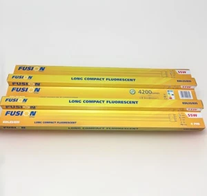 LONG COMPACT FLUORESCENT BULB 4 pin EDL55/835 ,2G11, 240V 538X44mm (MADE IN UK) - Picture 1 of 8