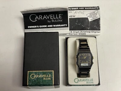 Reloj Ana-Digi Digital Analógico Vintage Caravelle Bulova 40D06 Foto 1 de 4
