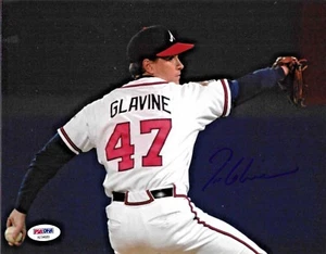 Tom Glavine Atlanta Braves Baseball Hall Of Fame Signed 8x10 Auto Photo PSA/DNA - Picture 1 of 1
