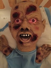 HALLOWEEN ZOMBIE BABY ZACK PUPPET PROP DECORATION HAUNTED HOUSE