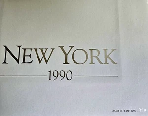 RARE Limited Ed. 1990 NY Stamp and Print orig folio signed by John Seerey-Lester - Picture 1 of 8