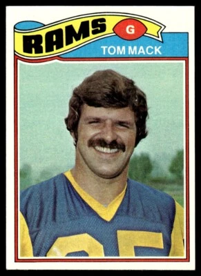 1977 Topps Football Card Tom Mack Los Angeles Rams #265 EX-MT+ - Image 1 of 2